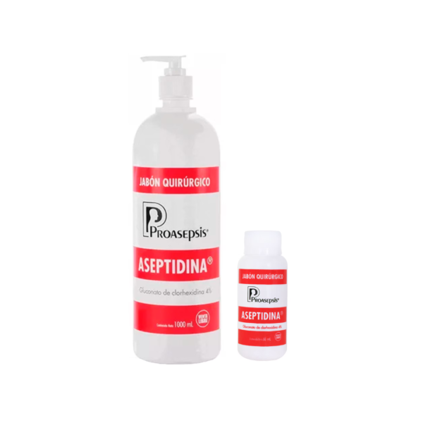 Aseptidina jabón con clorhexidina al 4% x 1000 ml