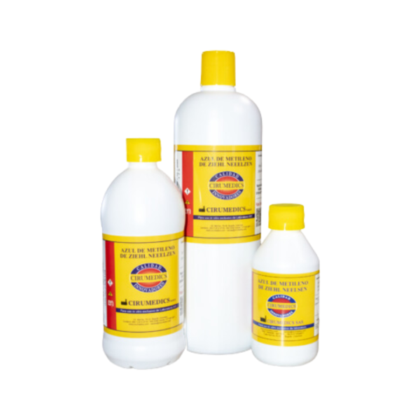 Azul de metileno de ziehl x 1000 ml cirumedics